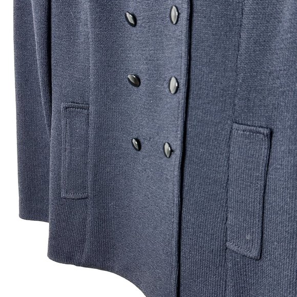 St. John Collection Santana Knit Women's 8 Black Jacket Vintage Four Button - Picture 8 of 16